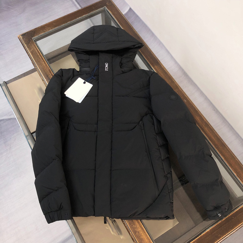 Brand New Trendy Winter Man Hooded Down Jacket M Logo Stylish 90% Filling Warm Casual Luxury Detachable Coat Men Mens Womens Downs Jackets Coats