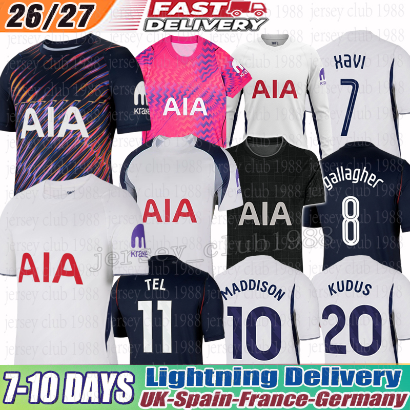 tottenham 26 27 SOLANKE Xavi VAN DE VEN MADDISON KULUSEVSKI Soccer shirt RICHARLISON ROMERO BISSOUMA 25 26 long sleeves Soccer Jerseys spurss tot-image-934325753