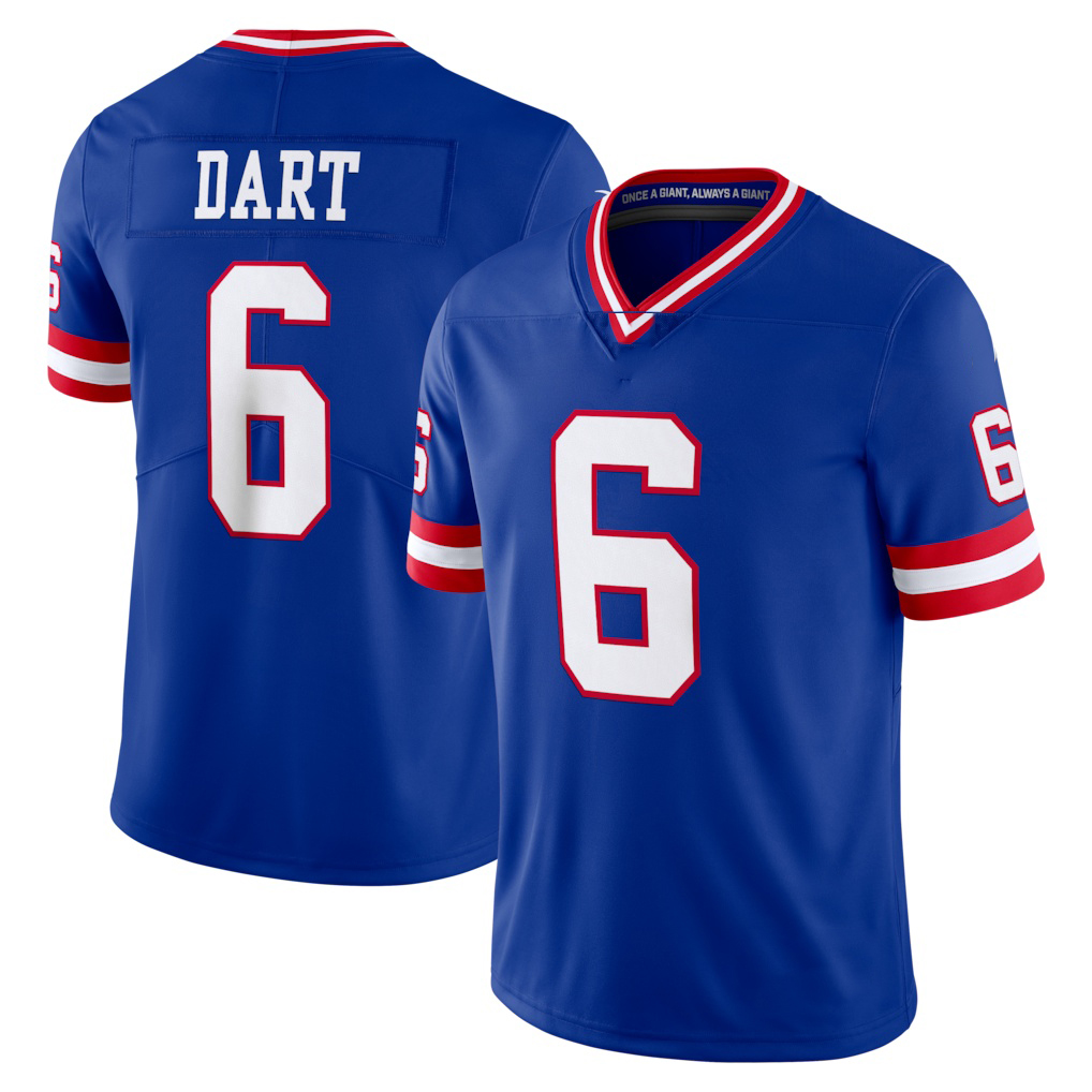 Giantss Football Jerseys Malik Nabers Brian Burns Russell Wilson Kayvon Thibodeaux Dexter Lawrence II Taylor Strahan Jalin Hyatt Tyrone New York Car