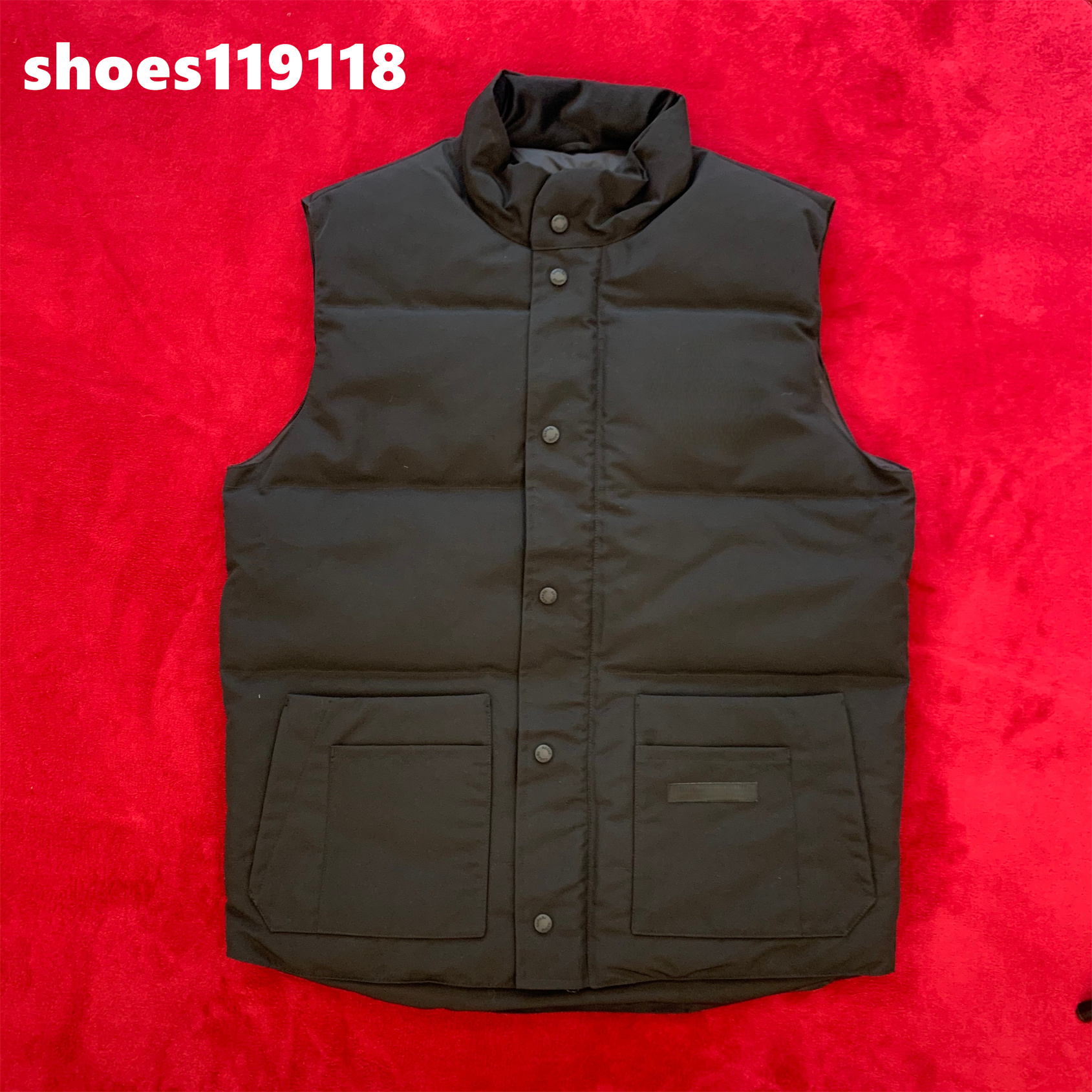 10A Mens Vests Mens Jackets Desinger Gilet Puffer Canada Jacket Femme Gilet Parka Zipper Button Letter Embroidery Outerwear Mens Coats Puffer vests