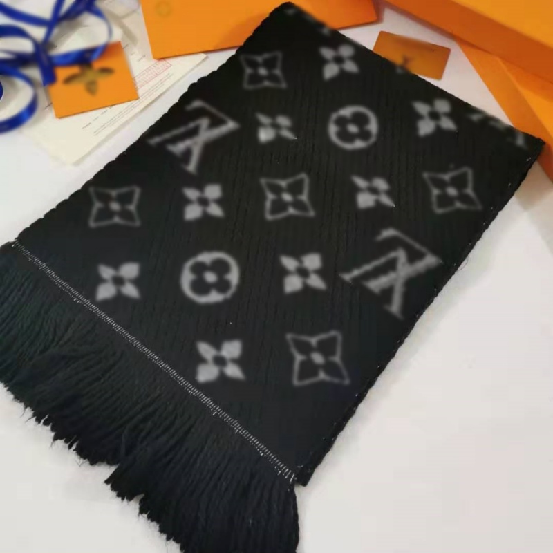 Womens scarf Designer scarf for men 100%cashmere knit Scarves Vintage classic monogram shine scarf autumn winter embroidery logo mania shawl Long sc