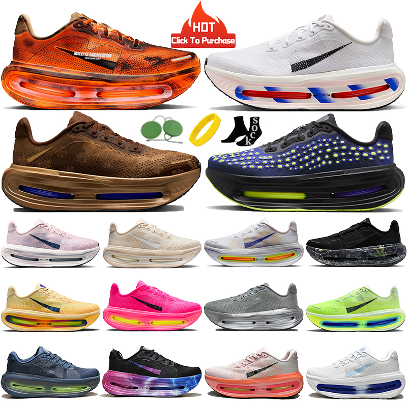 2026 Zoom Vomero Premium Sneakers Men Women Designer Running Shoes Dirty Orange Flat Stout White Racer Blue Pearl Pink Mens Womens Outdoor Sports-image-945642115