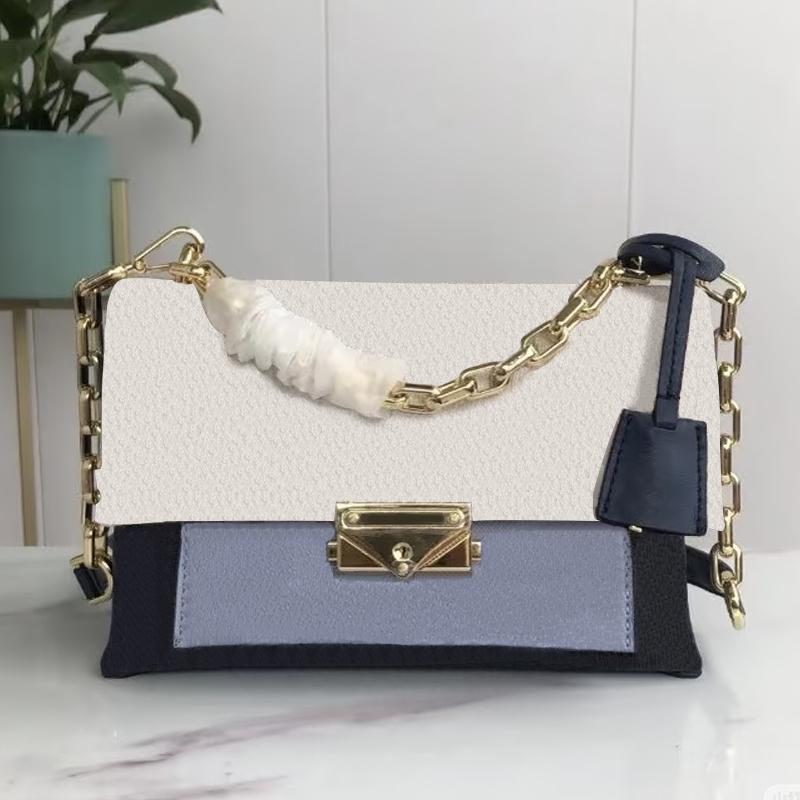 Livraison gratuite pour sac de créateur femmes dames rabat dame mode lettre chaîne sac à main élégant bandoulière sac sous les bras simple haut d