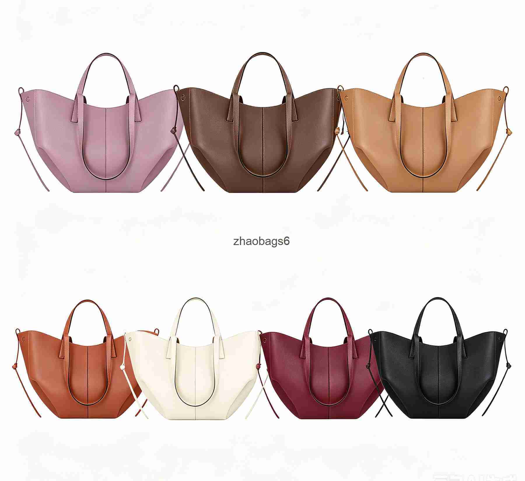 Designer Shoulder Crossbody Bags Le Cyme Mini Tonca Numero Un Nano Ma Tote Half Moon Underarm Textured Camel Leather Women Handbags J3V7