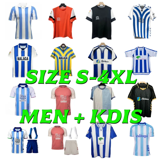 25 26 27 Malaga soccer jerseys 2026 2027 MALAGUISTA ANTONITO C. DIONI CASTEL MEDINA BATURINA D.LARRUBIA 97 98 99 05 06 12 13 retro Maillots De Fo-image-888797603