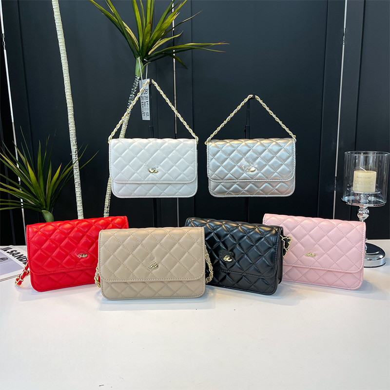 Designer Bag Dual Design Cc Letter Niche DIY Small Fragrance Style Diamond Grid Chain Bag Classic Wealth Bag Women's Fashion Versatile Shoul