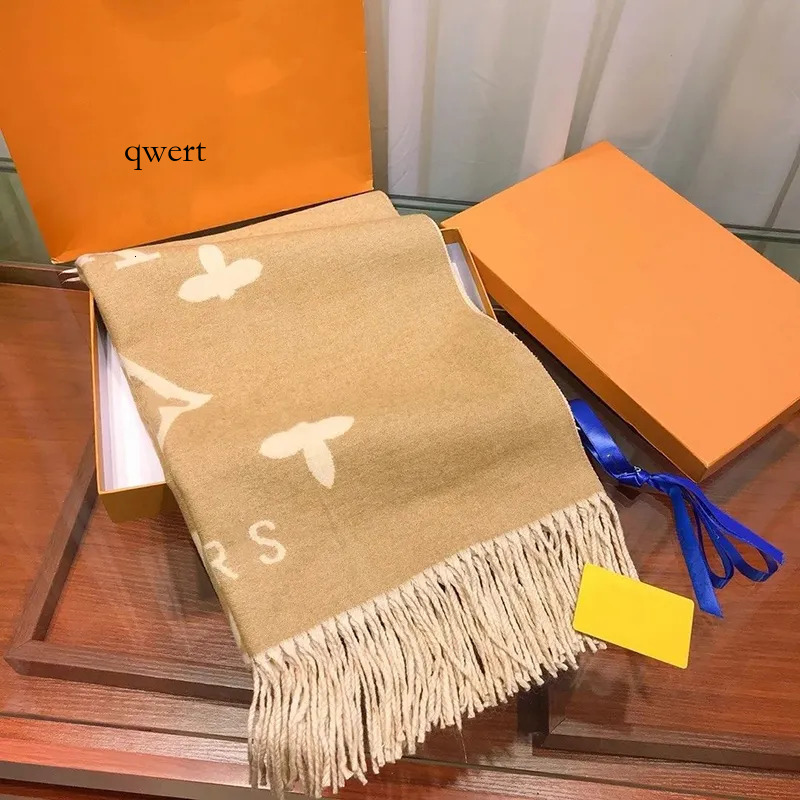 Luxe Nouvelle marque de créateurs Foulards 100% Cachemire Écharpe hommes femmes mode Pashmina lettre écharpe grand châle laine épaissie chaud ave