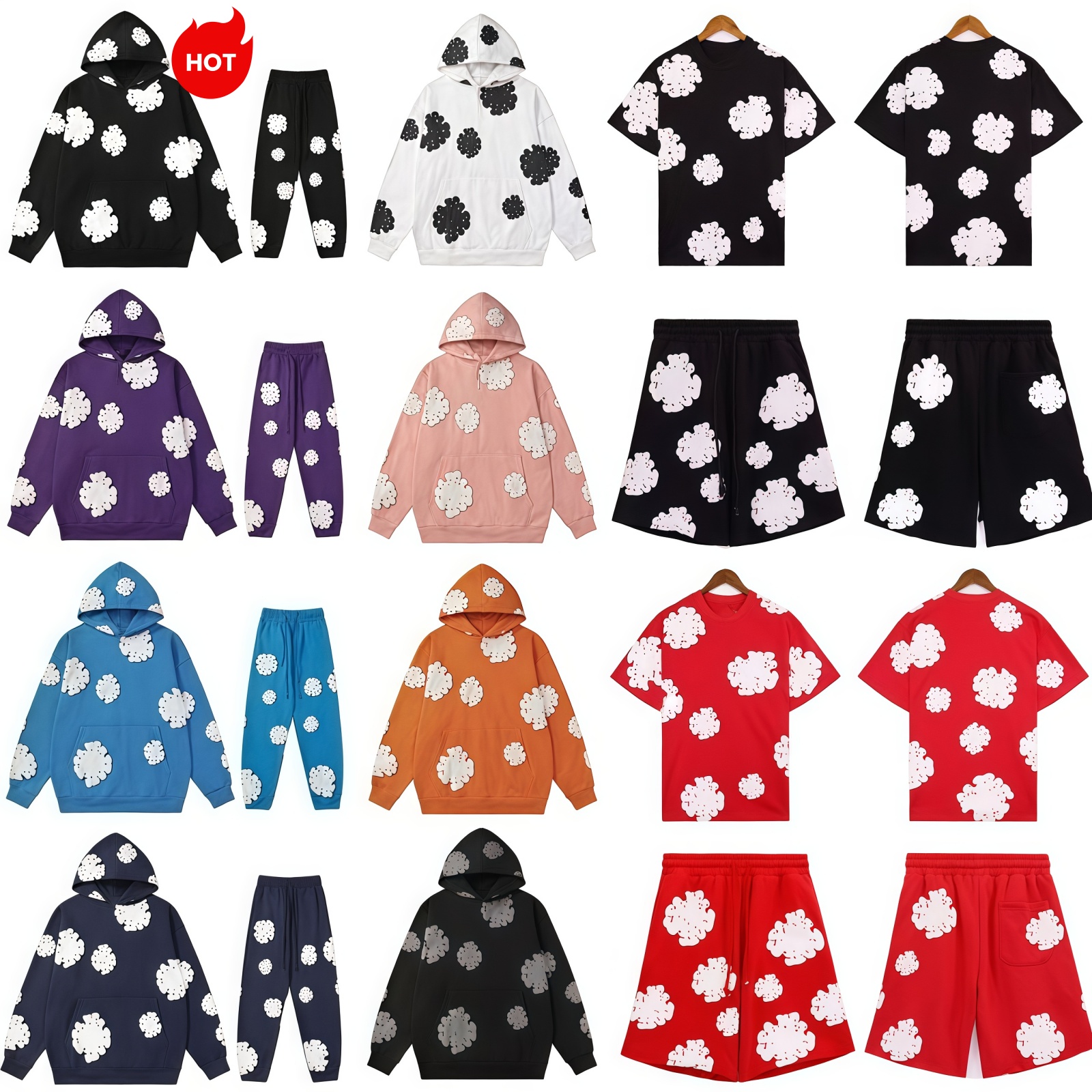 mens designer hoodie hoodies for men Cotton Wreath 3D Foam P