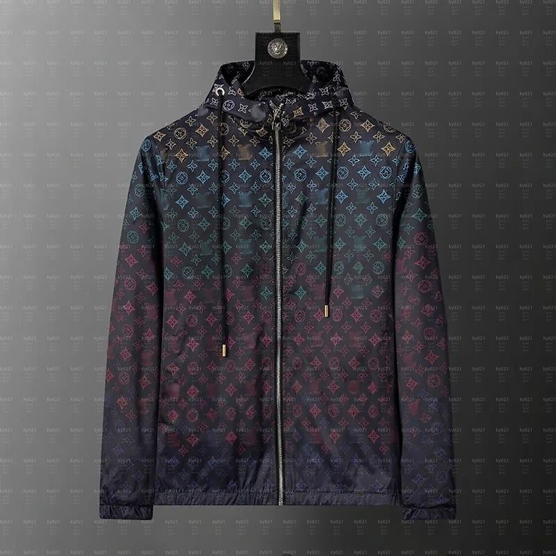 2026 New designers Mens jackets Thin Men Waterproof Wind Breaker Coat Zipper Hoodie Jacket Quick Drying Sport Luxury Autumn Slim Outerwear Clothing