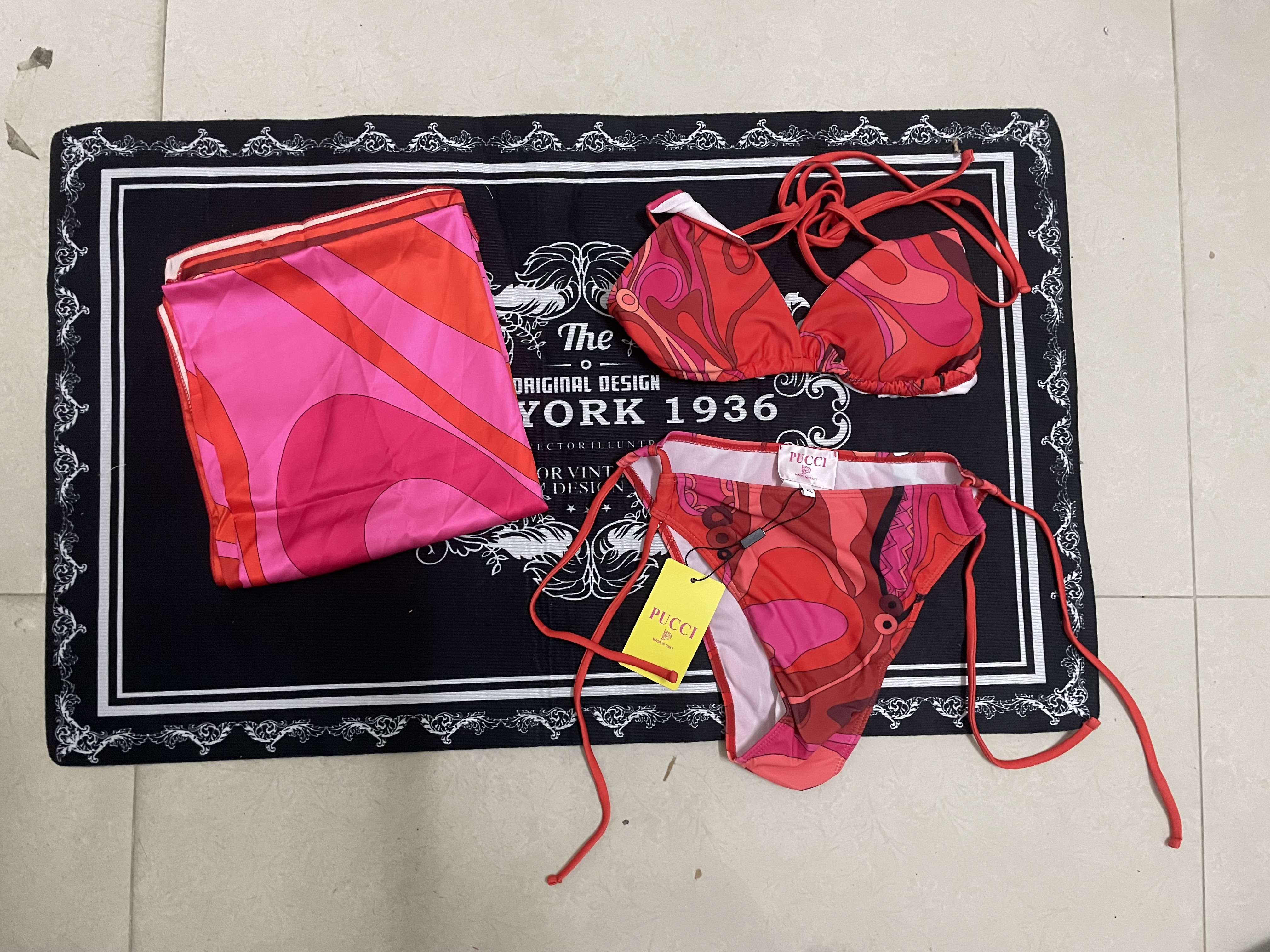 2026 Swimsuits women pucci swim wear Swimsuit scarf sets Womens swimwear Set Bikini Set Beach Sets Woman Dress Bikinis