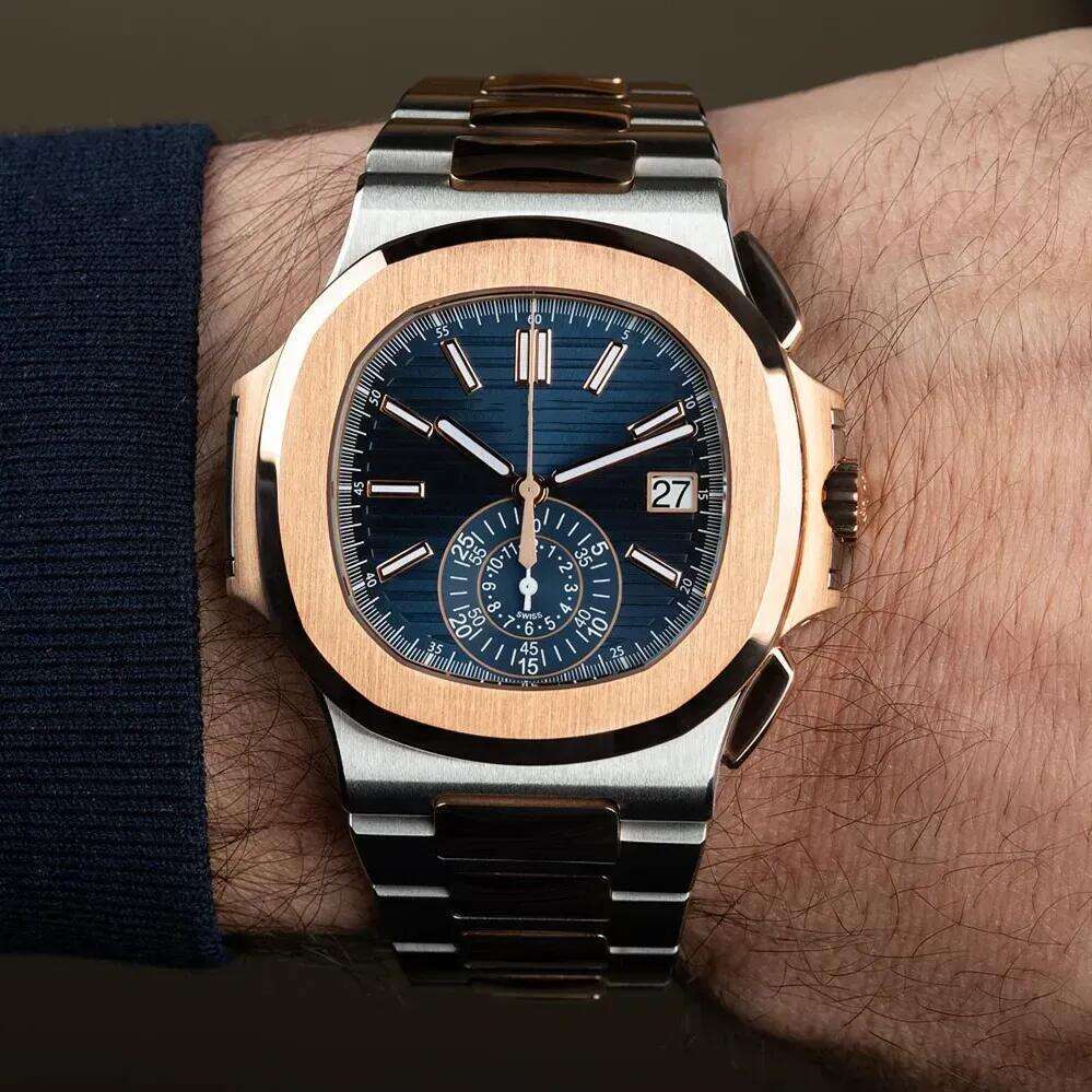 Luxury Patekedies Philipelies Watch AAA Designer Mens 5711 Nautilius Watches Man Watch Chronograph Luminous Watch Quartz Automatic Watch With Box 28