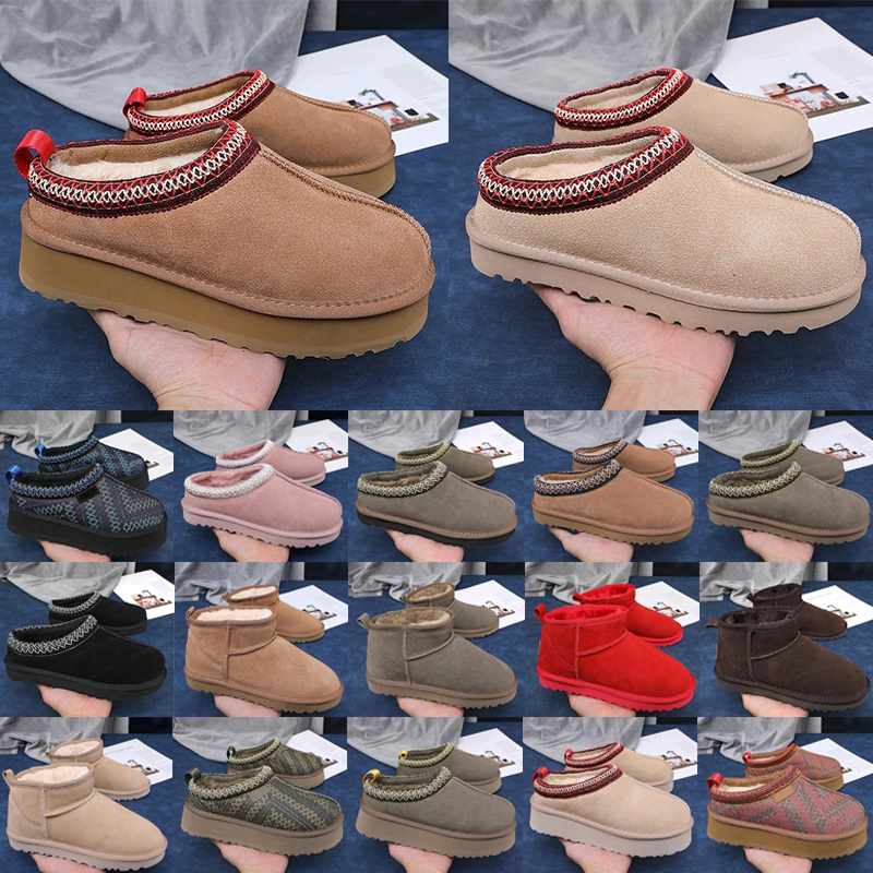 Designer Slides tasman tazz Women Slippers clogs platform Boots Sliders fur Slide Classic Winter Snow Slipper Mens Outdoor Shoes Free Shipping 36-44