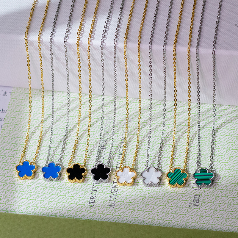Brand Clover Necklace Classic Women Luxury Jewelry Single Flower High Quality Pendant Necklace Designer for Women