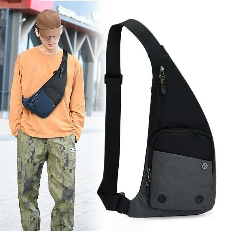 Shoulder Bag Mens New Trendy Casual Leisure Travel Sports Outdoor Pack Messenger Crossbody Sling Chest Bag Pack For Male Female Q260710