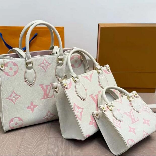 Totes Designer embossed structured onthego bag multi-size tote bag with mini coin purse daily commute travel shopping work handbag for women men