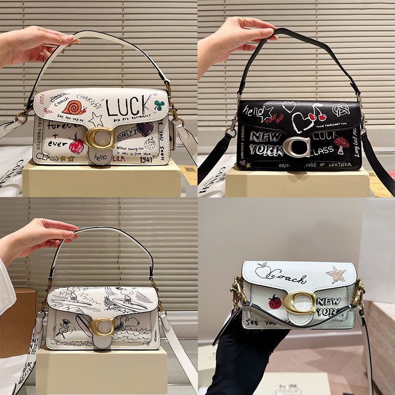 High Quality Designer Bags 2026 Trends Luxury Bags Women's Leather Crossbody Bag Fashionable Messenger Purse Printed Retro Sweet Underarm Bag