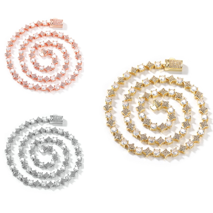 trèfle braclet collier de diamants colliers de créateurs bijoux pour hommes bracelet lien cubain bijoux de luxe bijoux bracelets en or chaînes gl