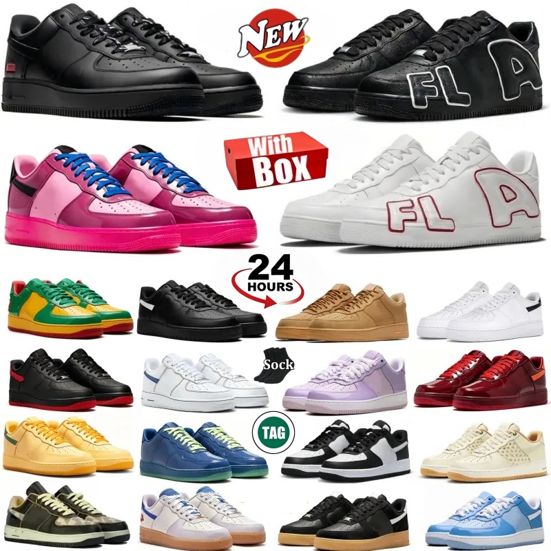 Designer Shoes One af1s 2026 Casual Running Sneakers Classic 1 Triple White Black Red Wheat Panda Utility Starstruck White Ice Outdoor Sports Run-image-945622834