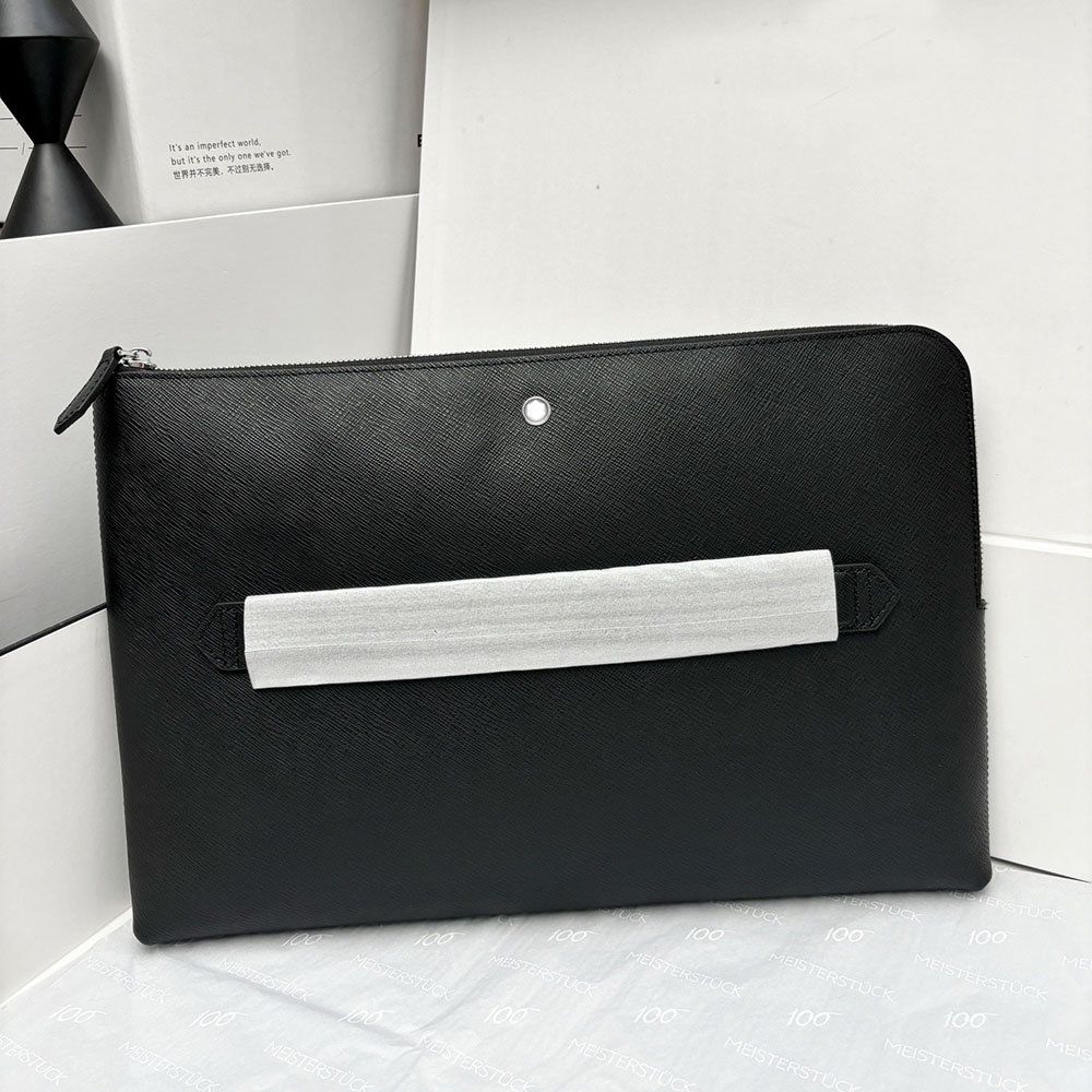 Clutch Bag Top Quality Men's Handbag Craftsmanship Series Genuine Leather Business briefcase Thin Storage Bag Credit Card Cardholder Designer W