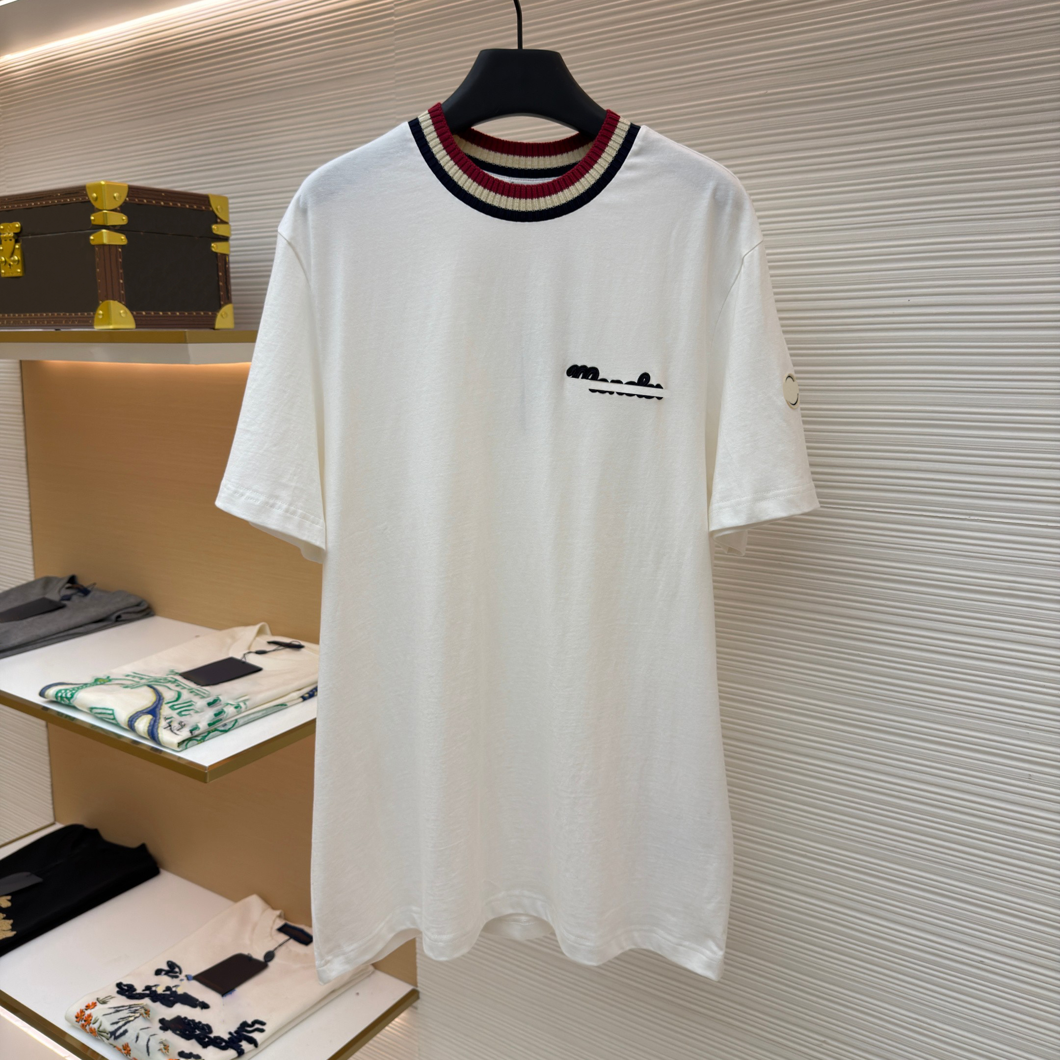 Designer Brand High Quality Men's T-shirt Polo Knitted Collar Embroidered Logo Men's T-shirt Comfortable, Soft, Daily Casual Wear Same Men