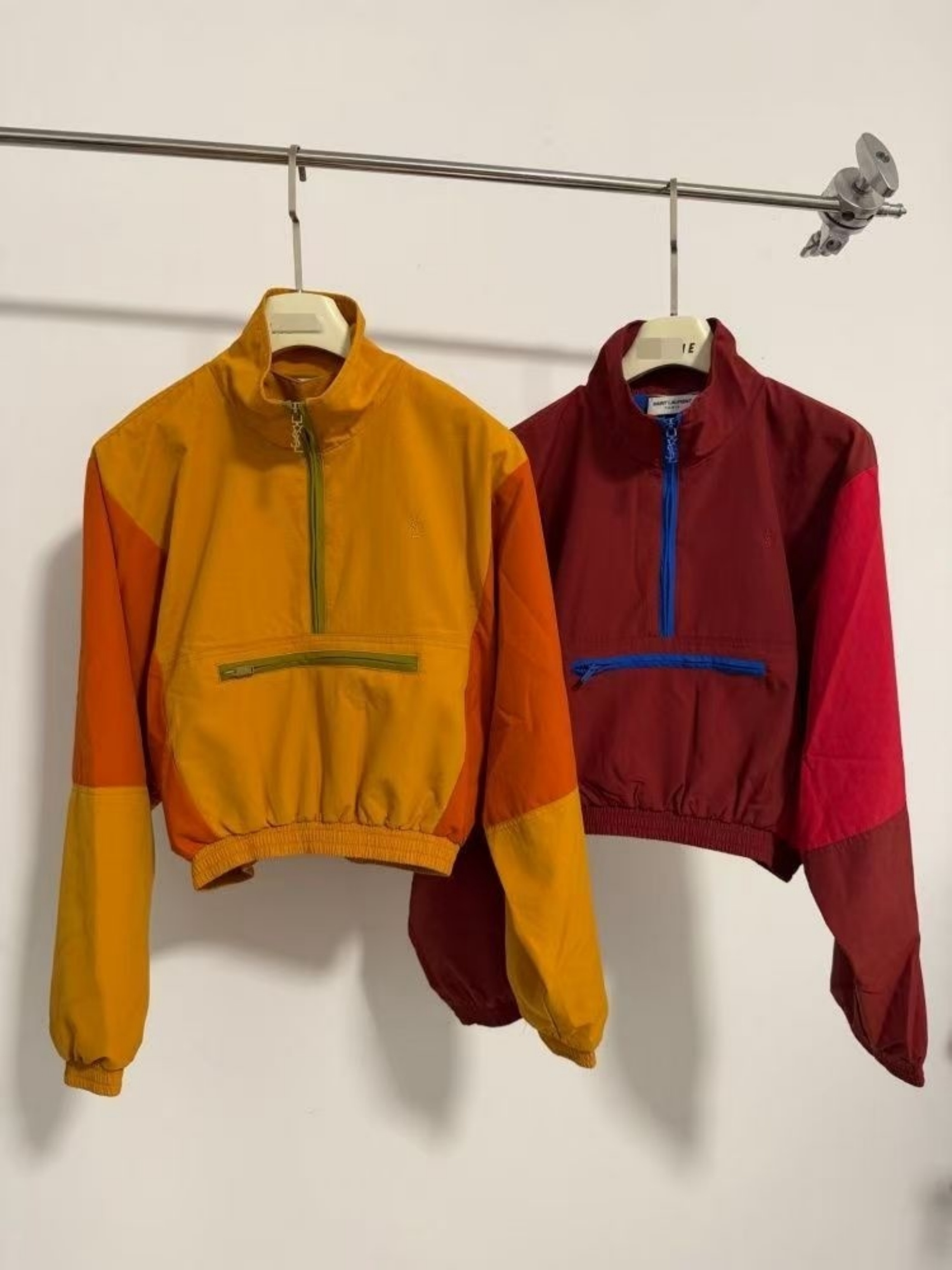 y s French High-End Fashion Spring Autumn Embroidery Street Luxury Colorblock Jacket Future Urban Techwear Outerwear Top Men Women Designer Jacket W