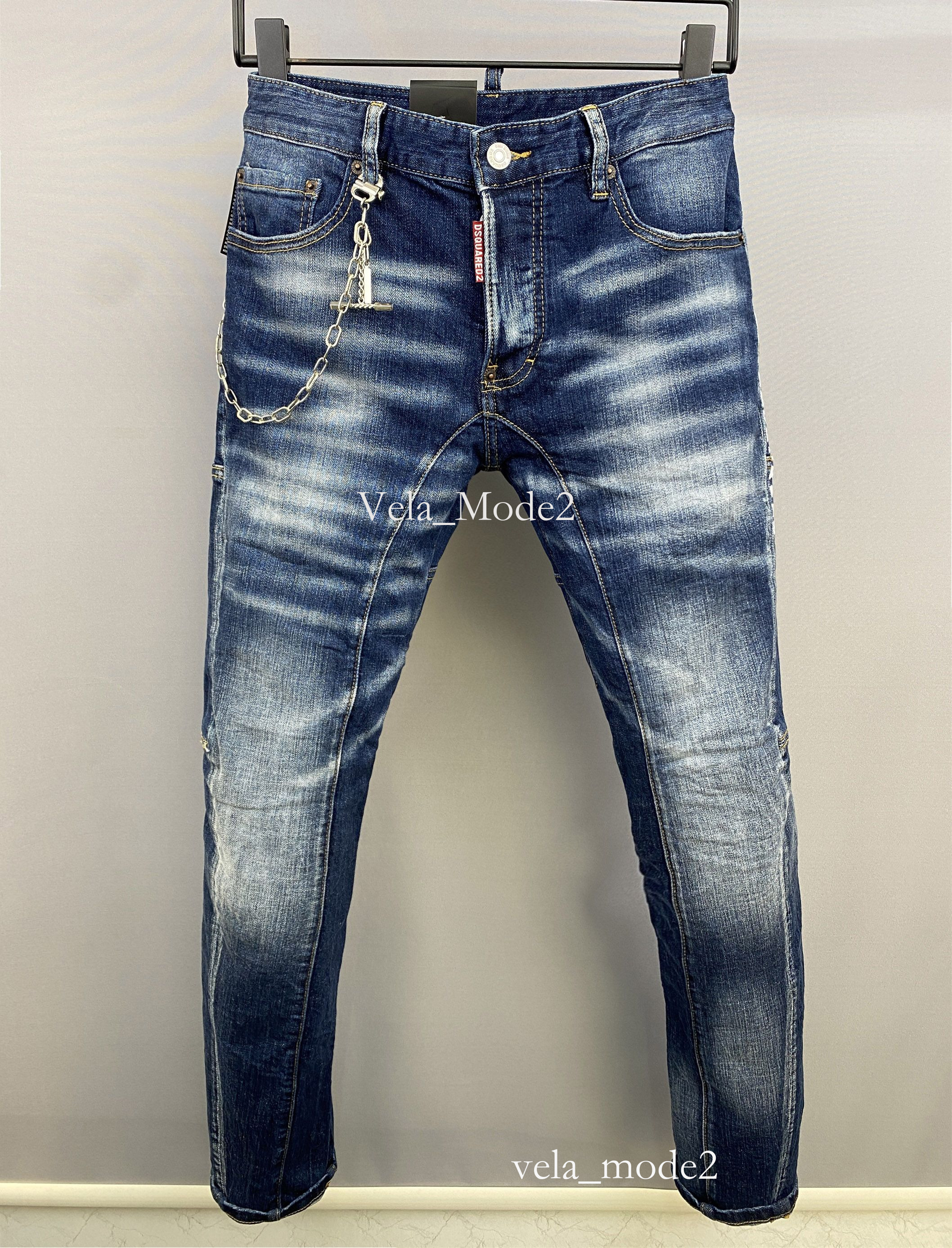 Dsqured2 Jeans Designer New Fashion Classic High Quality Brand Ripped Slim Fit Motorcycle Denim Comfortable For Men S Top Quality Fashion Dsquarded