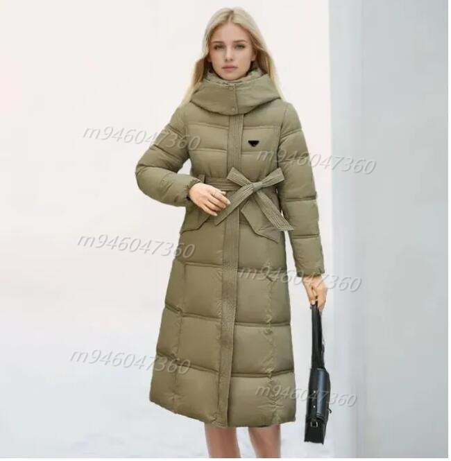 Fashion Design Women's Long Down Coats Winter Warm Large Fur Collar Down Jacket Designer Brand Women's Long Puffer Jackets Outerwear Parka