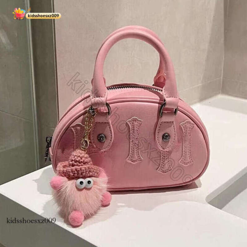 Designer Pink Chrome Bags For Women Luxury Bowling Bag Mens Cross Purses Handbag Shoulder Bag Tote Crossbody Bag Sacoche Homme Travel Bag Sac De Lux