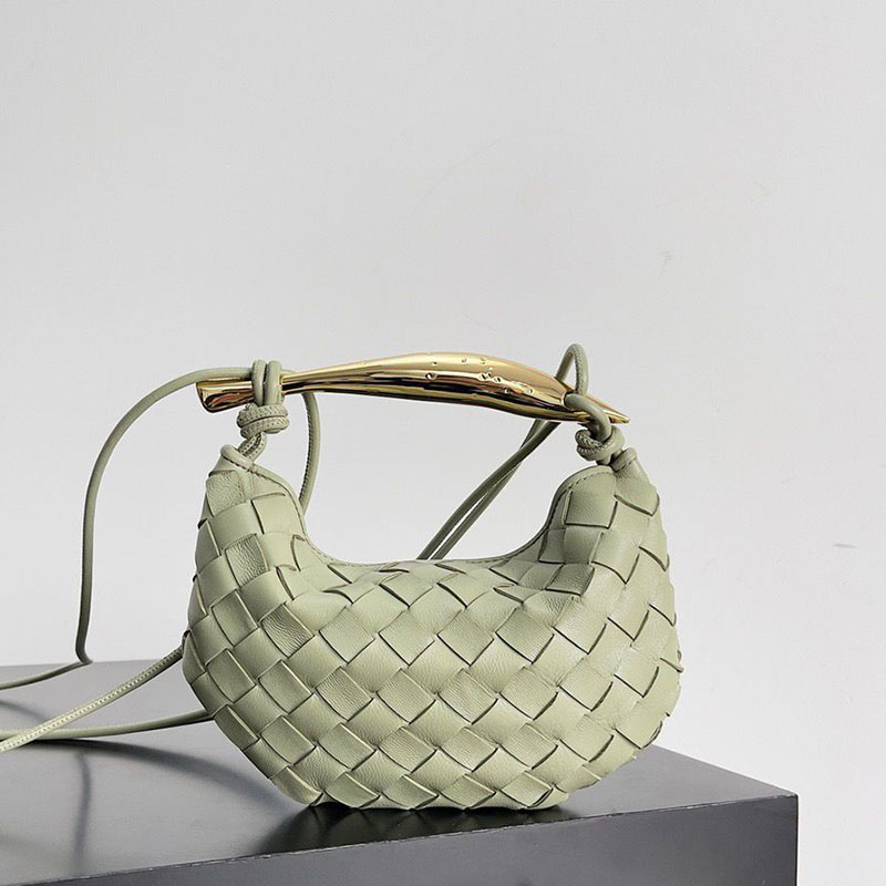 Premium Intrecciatoee Bag Mini Sardine Hobo Bag Classic Cross body Bag Handmade Woven Bag Women High End Genuine Leather Bag Designer Bag Underarm B