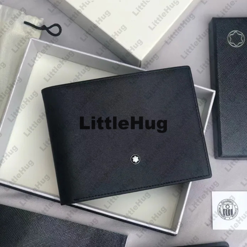 Germany Wallets Stylish Man Genuine Leather Wallet Card Holder Montblancs Purse Fashion Bags High Quality Black Leather Wallet By MB With Classic LX