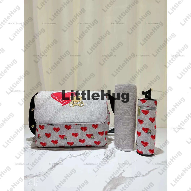 New Kids Diaper Bags Designer Baby Nappy Stacker High Cute Teddy Bear Pattern Print High Quality Toddler LXY91 Bag A388x11n192