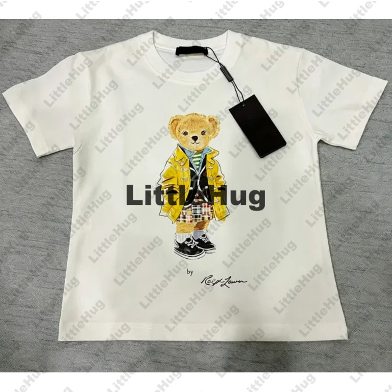 White For Kids Designer Clothes Tee Cartoon Tshirt Tops Boys Girls Shirts Luxury Casual LXY91 Tees Children T Shirt Dpd2601241