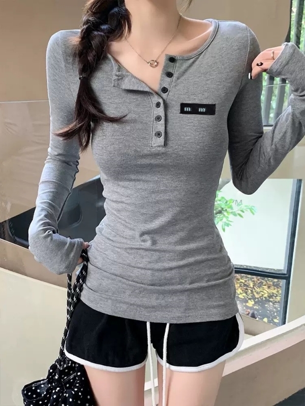 Women's Sweaters Designer top Womens T Shirts Luxury Tops Tee Fashion polo long Sleeve shirt Knitwear Sweater Shirt Womens top designer top wom