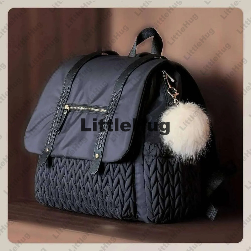 New Bags Mother Waterproof Large Capacity Solid LXY91 Polyester Diaper Backpacks Travel Bag For Newborn Baby