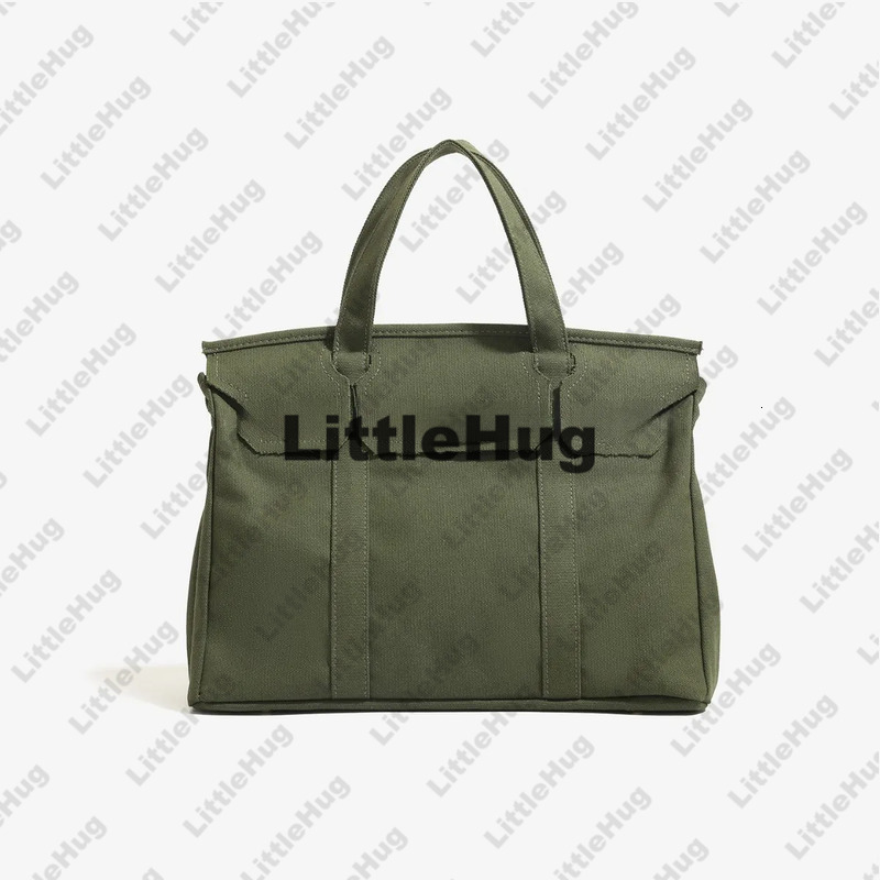 LXY91 New Fashionable And Popular Versatile Canvas Trendy Shoulder Outdoor Parent Child Activity Diaper High Quality Women's Luxury Bag