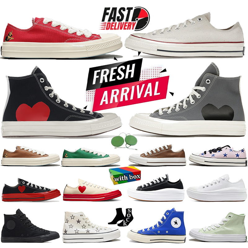 Designer Shoes Sneakers Canvas Platform Mens Shoes Black White Fashion Mens Trainers School High-top Low-top Casual conn vesres Couples Chuckks Alls