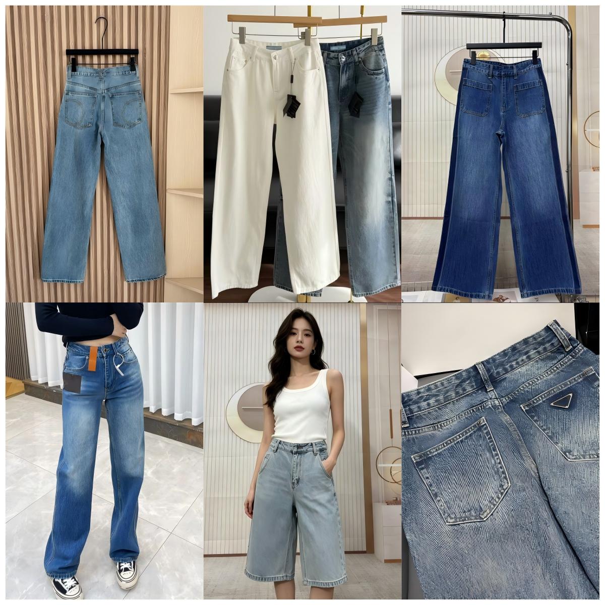 2026 AAA+quality Designer Luxury Women's Jeans outdoor Casual Party Wear Sporty Denim Soft and High-End Quality Breathable jean jacket clothes