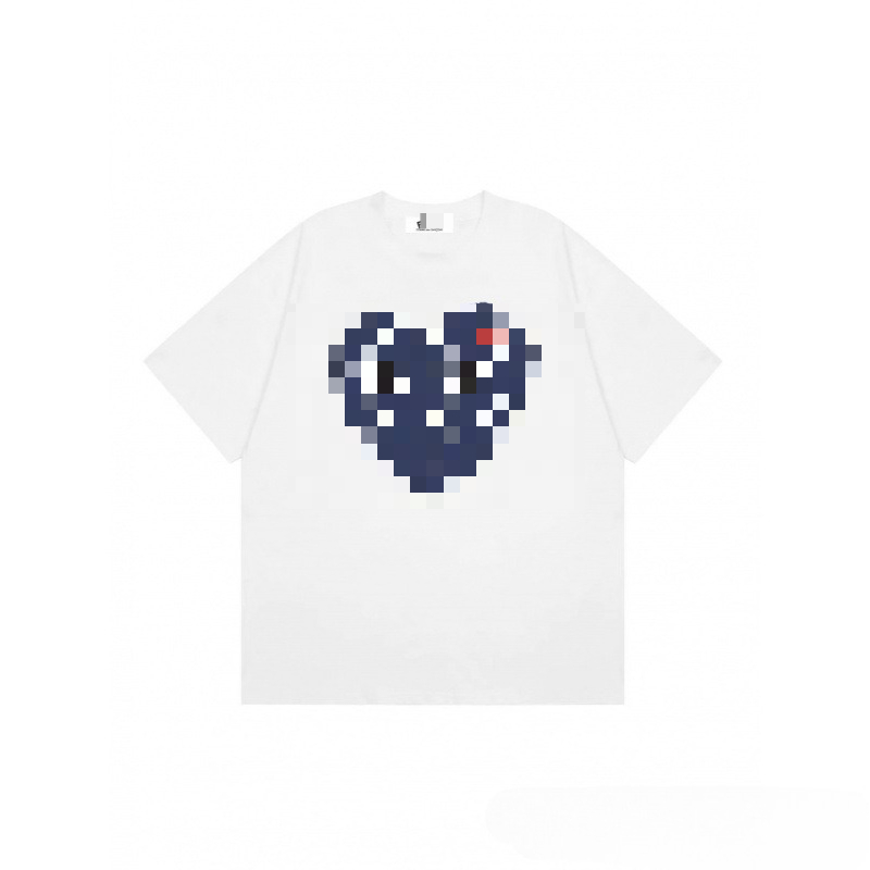 Play Shirts Big Love Heart Eyes Print Graphic Tee Men Women Brand Designer Streetswear High Street Hiphop Harajuku Punk Tshirt Round Neck Tees Play