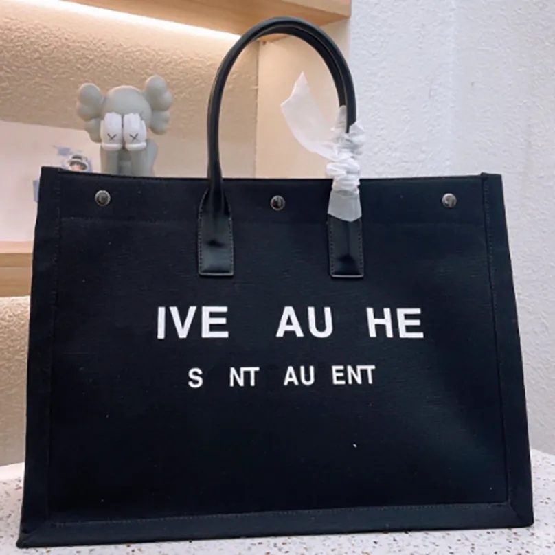 Designer Bag Tote Bag Shopping Bag Beach Bag Structured Canvas Leather Accordion Style Top Handle Detachable Strap Work Bag Minimalist Design Luxury