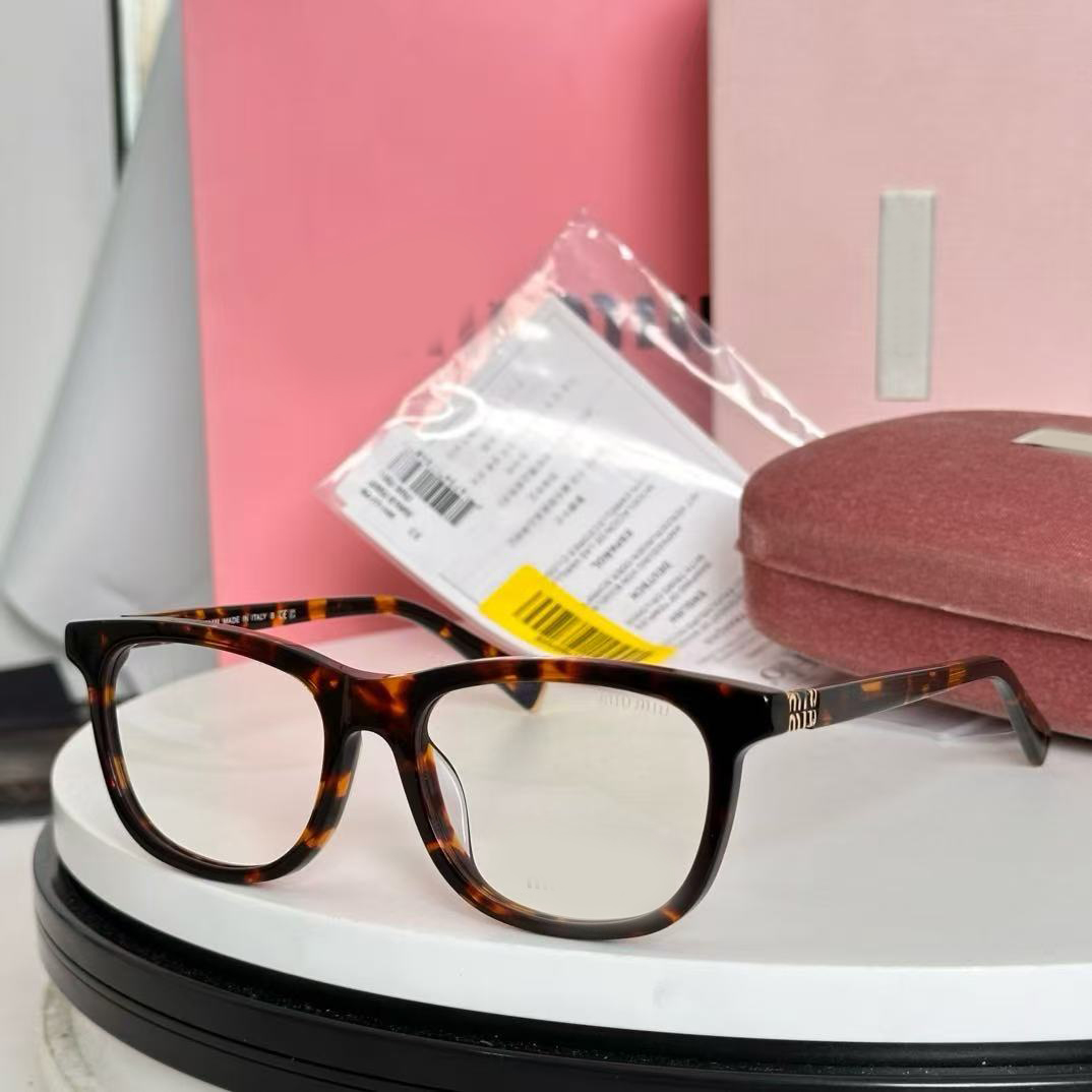 10A High quality designer sunglasses for women m 01W luxury mu glasses Full frame circular shape Classic Side Metal Pattern Lens UV Protection Du