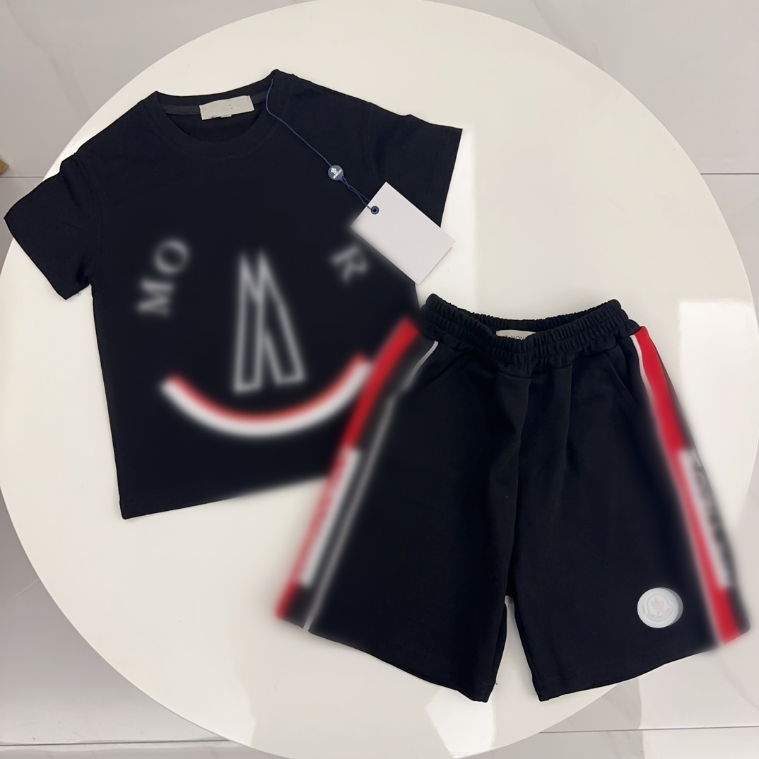 girl boy designer clothe boys tracksuit kids sets summer kid t shirt top child tshirts 2Pcs Jogging Suit Childrens Clothing Casual Sports Swetsui-image-862576097