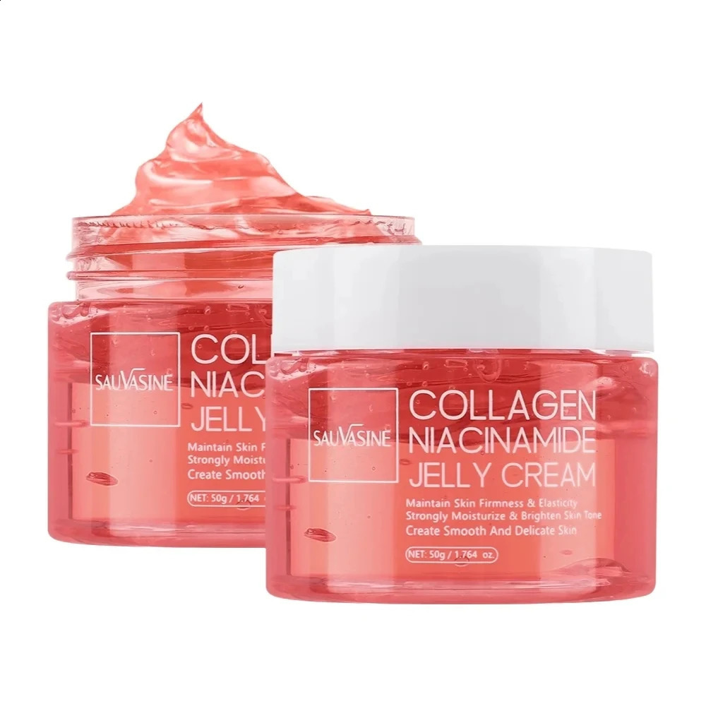 Collagen Jelly Cream Niacinamide Collagen 24h Glow Lifted Look ize Skin Elasticity Hydration Face Cream 260701BJ