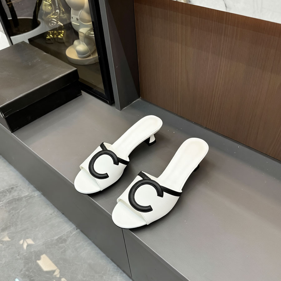 Pantoufles de créateur unisexes, pantoufles classiques avec lettres imprimées, chaussures décontractées, pantoufles paresseuses à tête ronde, pan