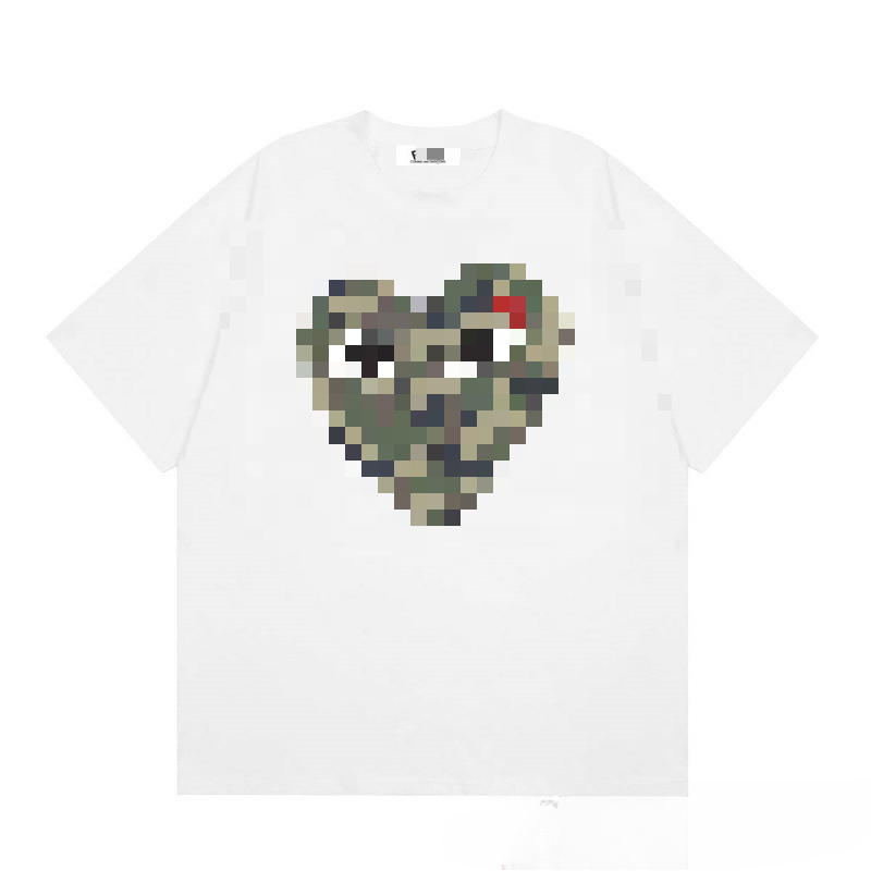 Play Shirts Big Love Heart Eyes Print Graphic Tee Men Women Brand Designer Streetswear High Street Hiphop Harajuku Punk Tshirt Round Neck Tees Play