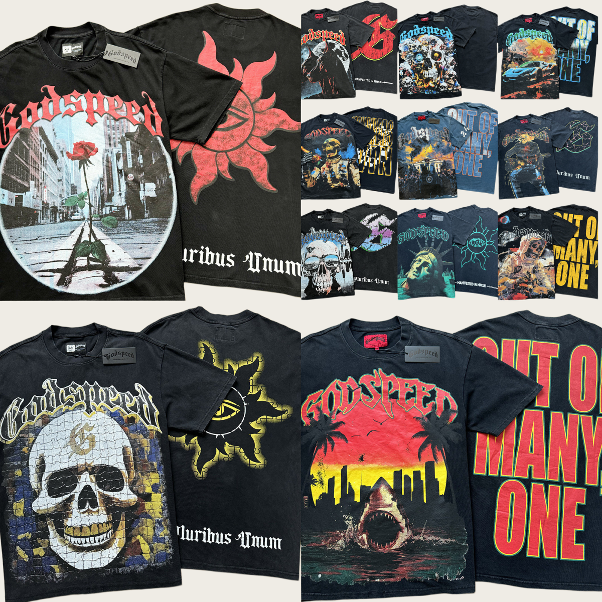 T-shirt Y2K ample en pur coton de haute qualité avec imprimé crâne de groupe de rock de la marque Streetwear chemises de créateurs pour hommes t-