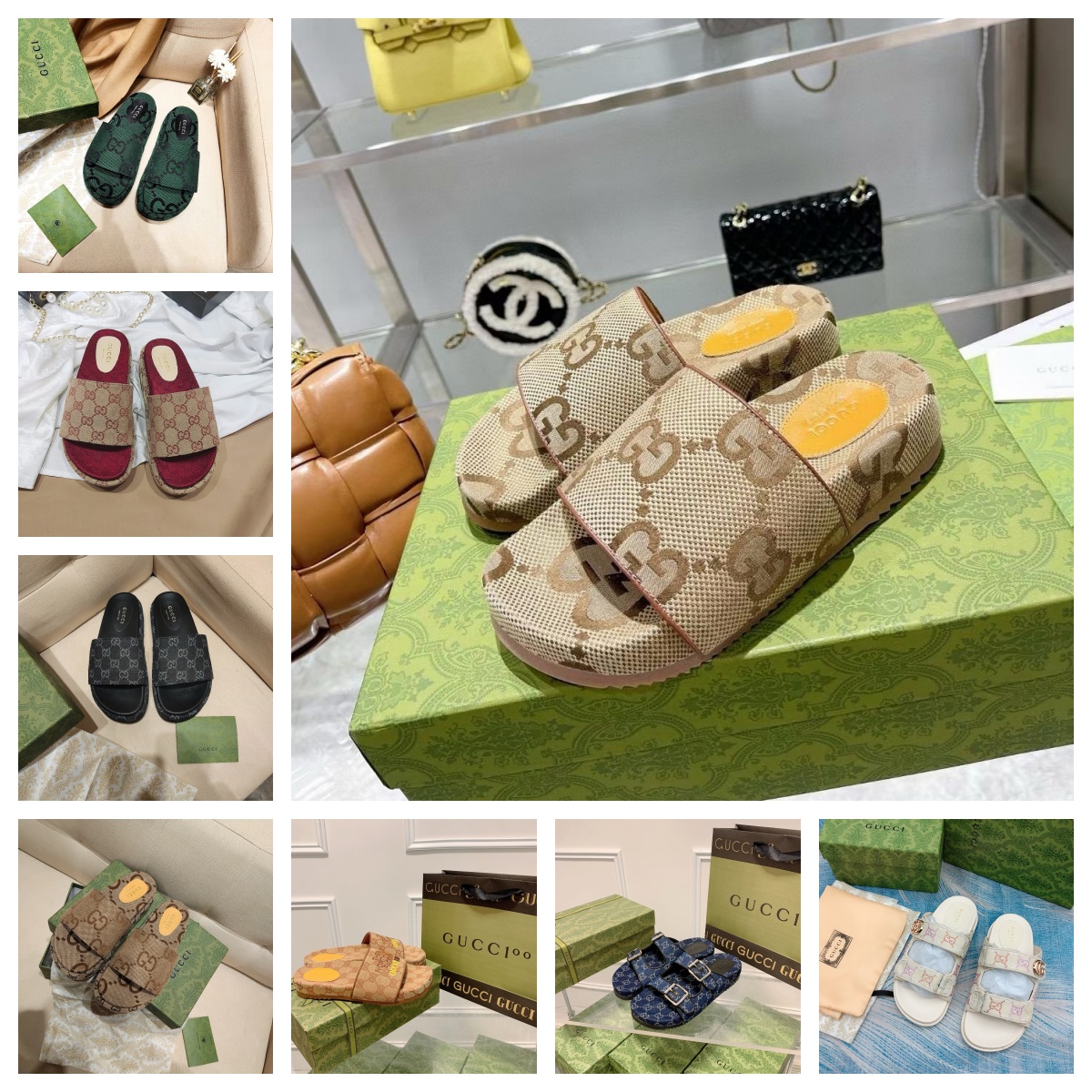 Designer Sandals Women Slides Men Slippers Classic brown Complete styles suitable for both men and women Beach bath slippers 35-42