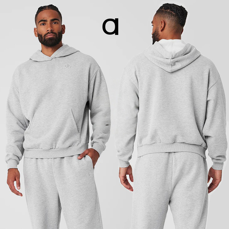 2026 Quality New Hot sale Zipper Coat Basic yoga Suit Gym Tracksuit Hooded sweater clothes Comfort Athletic Lounge set Hoodie men women Alomorphic W