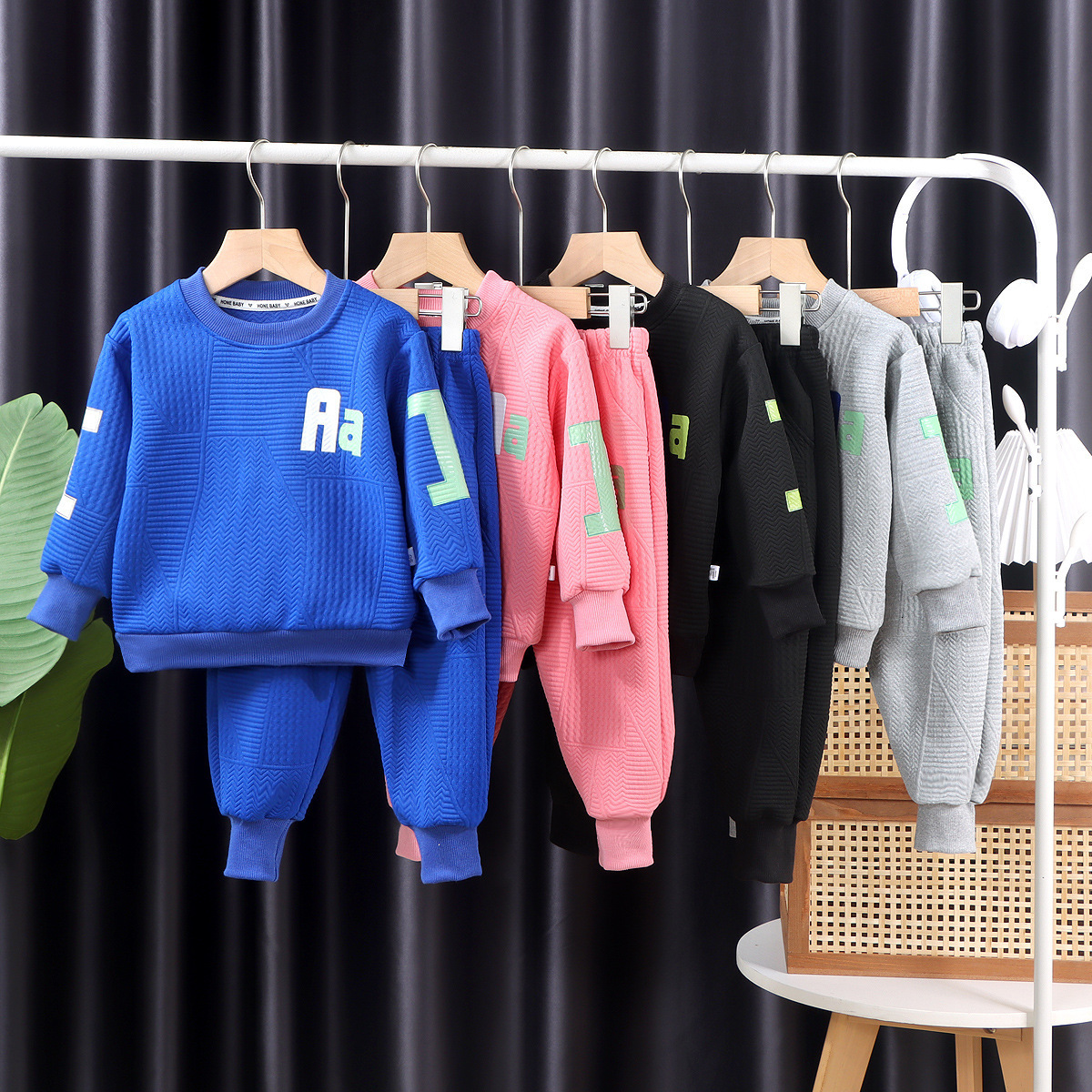 2026 New Boys Childrens Clothing Sweatshirt Spring cologne And Autumn Style For Older Boys Stylish perfume Casual Sports Suit Trendy Designer