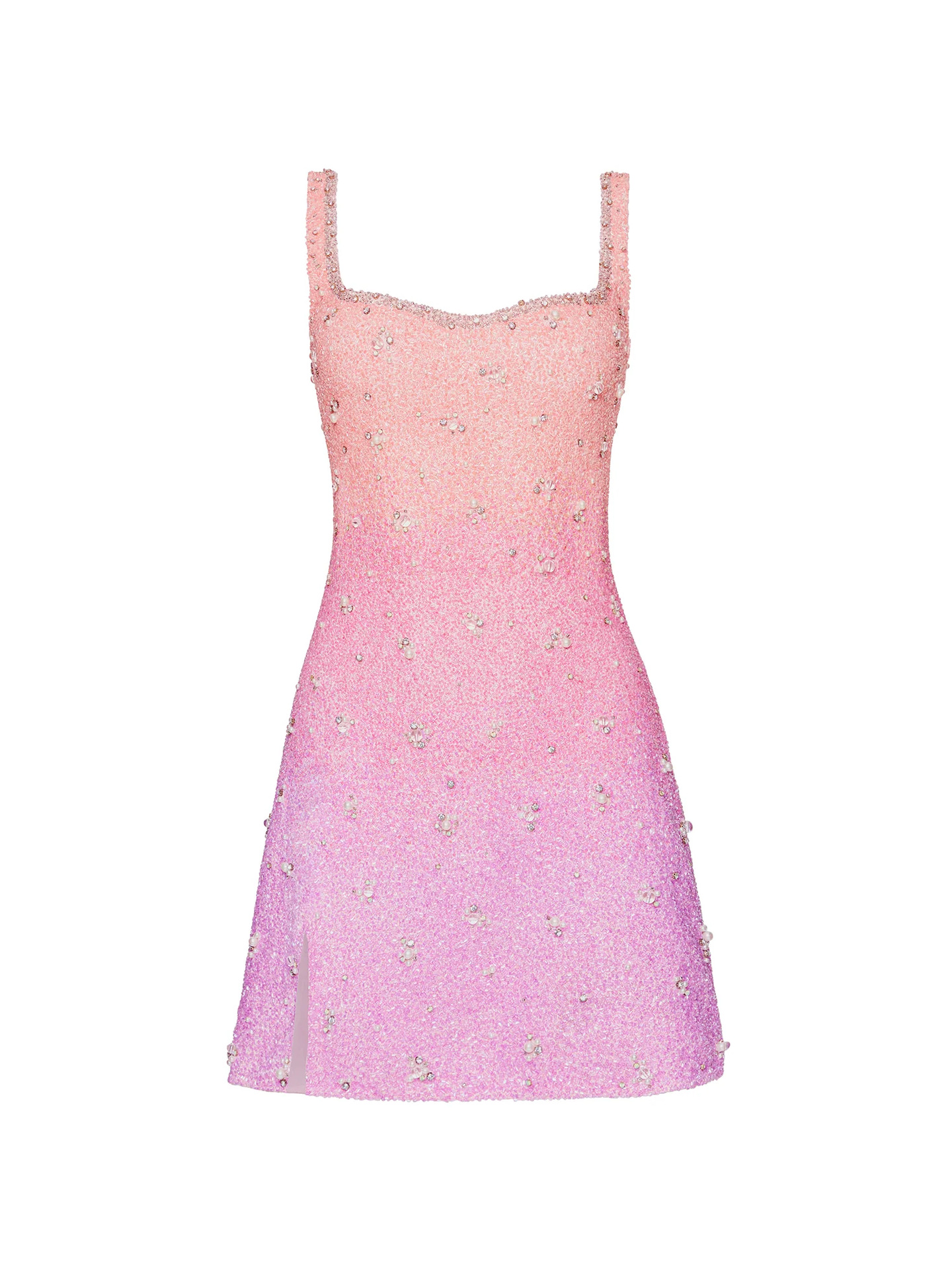 Urban Sexy Dress Summer Temperament Sequin Slim Evening Dress bodycon Casual Square Collar Pearl Vestidos Hollow Sleeveless Suspender Club Dresses W
