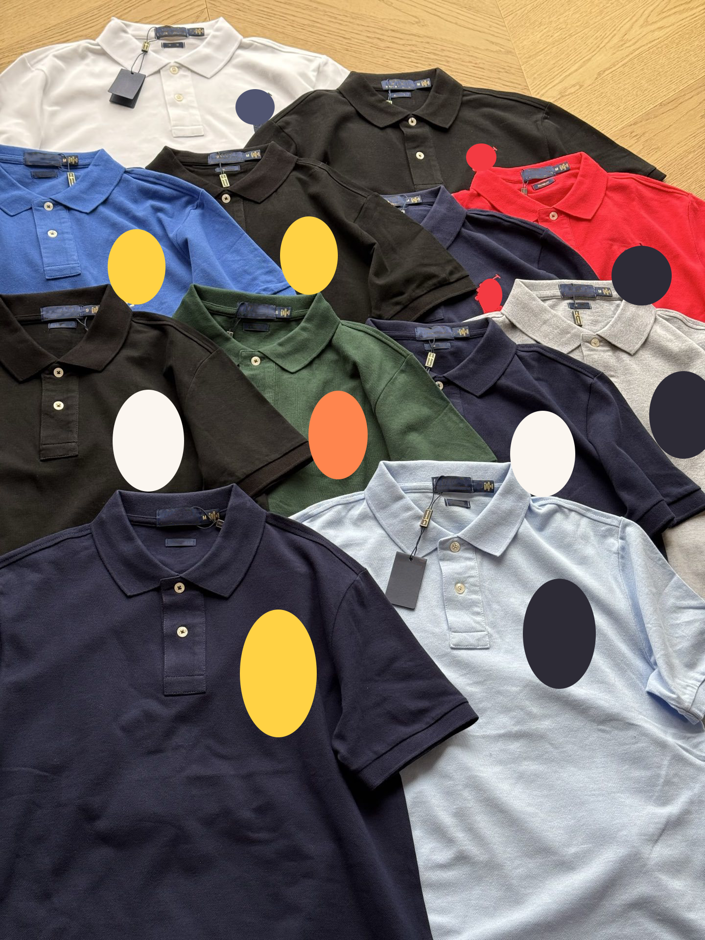 Designer Men's Suit Polo Shirt Shorts Classic Embroidery Patchwork Design Suitable For Various Occasions Suitable For Sporty Outfits Fashionabl